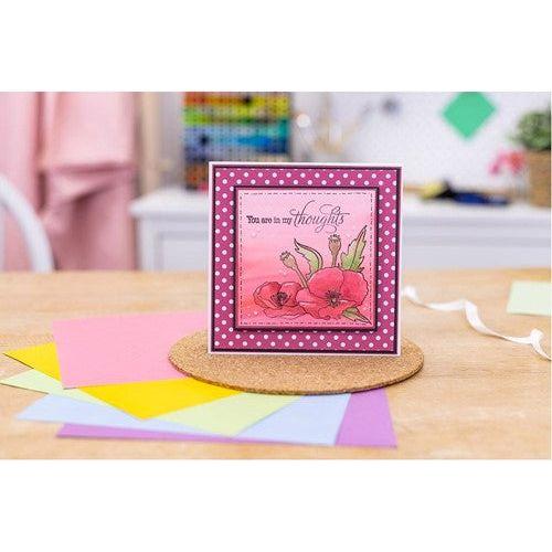Simon Says Stamp! Crafter's Companion PROUD POPPIES Clear Stamp Set cc-stp-prpo