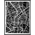 Simon Says Stamp! StencilGirl CITY MAP MASK Stencil Set l899