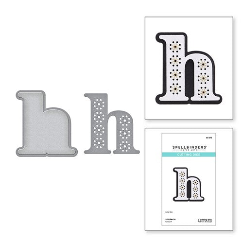 Simon Says Stamp! S1-073 Spellbinders STITCHED H Etched Dies