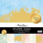 Simon Says Stamp! Paper Rose SPLATTER 12x12 Gold Foil Paper Pack 25945*
