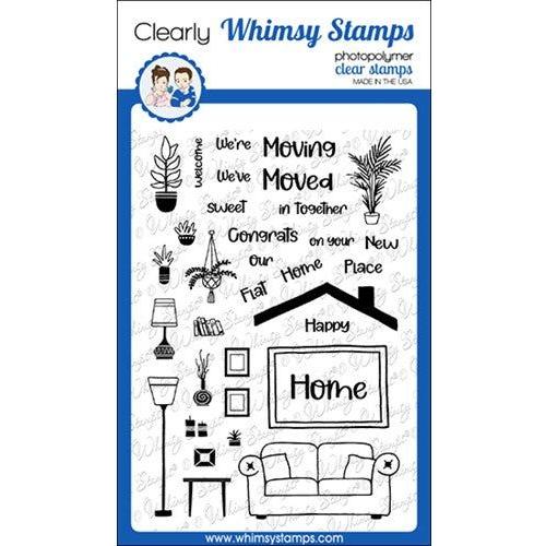 Simon Says Stamp! Whimsy Stamps MOVING IN Clear Stamps CWSD414