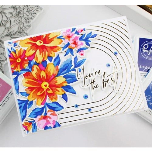 Simon Says Stamp! PinkFresh Studio PAINTED DAISIES Clear Stamp 151322 | color-code:ALT02