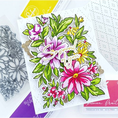 Simon Says Stamp! PinkFresh Studio PAINTED DAISIES Clear Stamp 151322 | color-code:ALT06