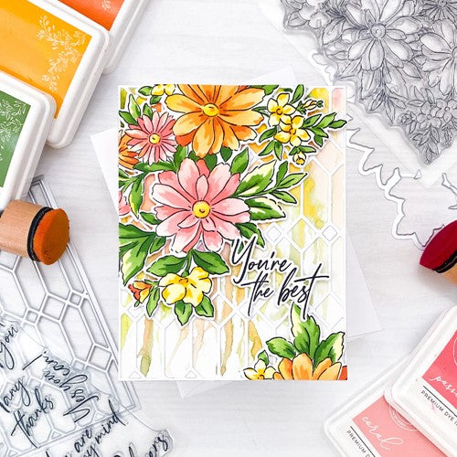 Simon Says Stamp! PinkFresh Studio PAINTED DAISIES Clear Stamp 151322 | color-code:ALT092