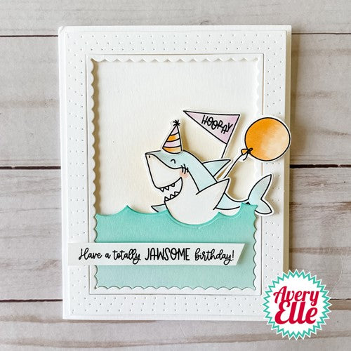 Simon Says Stamp! Avery Elle Clear Stamps JAWSOME WISHES ST-22-18