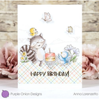 Simon Says Stamp! Purple Onion Designs GATEAU Cling Stamp pod1260