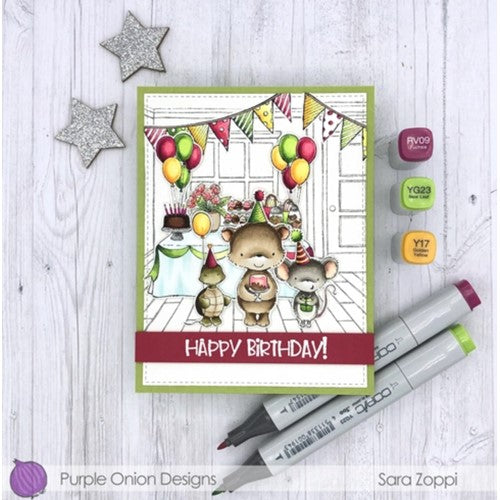 Simon Says Stamp! Purple Onion Designs DYLAN Cling Stamp pod1275