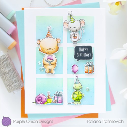 Simon Says Stamp! Purple Onion Designs DYLAN Cling Stamp pod1275
