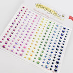 Simon Says Stamp! Honey Bee RAINBOW BIRTHDAY Gem Stickers hbgs-032
