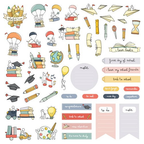 Simon Says Stamp! ModaScrap SCHOOL DETAILS Die Cuts msdc017*