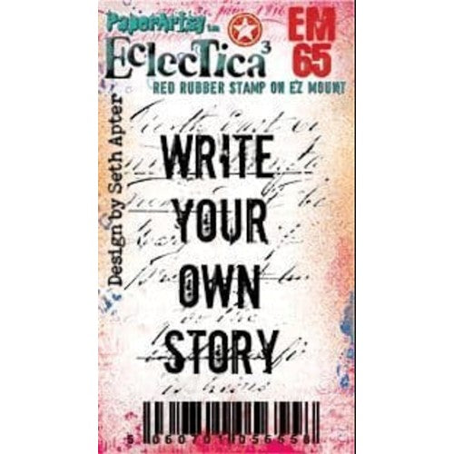 Simon Says Stamp! Paper Artsy ECLECTICA3 SETH APTER MINI 65 Cling Stamp em65