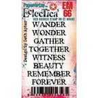 Simon Says Stamp! Paper Artsy ECLECTICA3 SETH APTER MINI 66 Cling Stamp em66