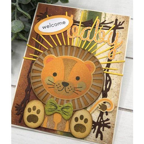Simon Says Stamp! Papertrey Ink BUILD A LION Clear Stamps 1398