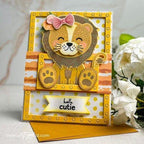 Simon Says Stamp! Papertrey Ink BUILD A LION Clear Stamps 1398