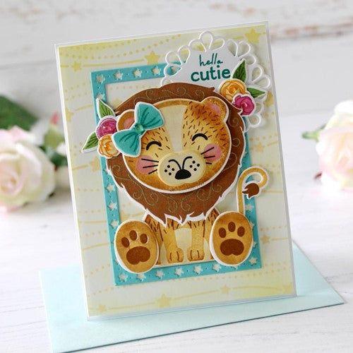 Simon Says Stamp! Papertrey Ink BUILD A LION Clear Stamps 1398