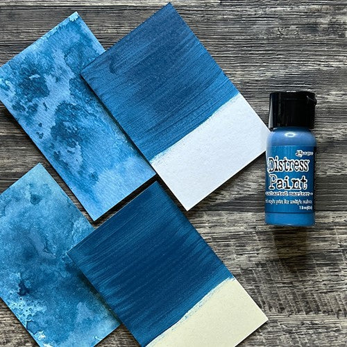 Simon Says Stamp! Tim Holtz Flip Top Distress Paint UNCHARTED MARINER Ranger tdf81913 Color Swatch