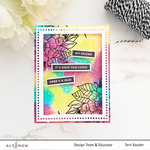 Simon Says Stamp! Altenew BOLD SENTIMENTS Clear Stamps ALT7111