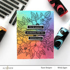 Simon Says Stamp! Altenew BOLD SENTIMENTS Clear Stamps ALT7111
