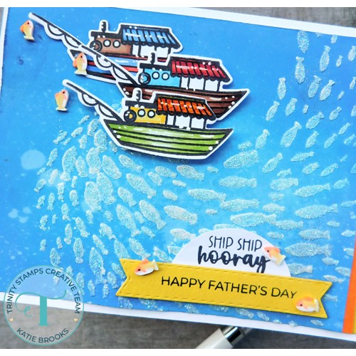 Simon Says Stamp! Trinity Stamps SALT WATER AQUARIUM Embellishment Box tsb-273