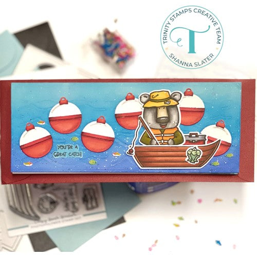 Simon Says Stamp! Trinity Stamps SALT WATER AQUARIUM Embellishment Box tsb-273