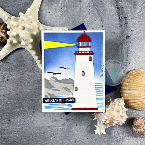 Simon Says Stamp! Trinity Stamps LAYERED PENINSULA 6 x 9 Stencil tss-054 | color-code:ALT05