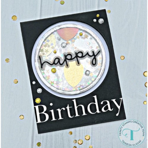 Simon Says Stamp! Trinity Stamps PARTY BALLOONS Hot Foil And Cut Die Set tmd-149