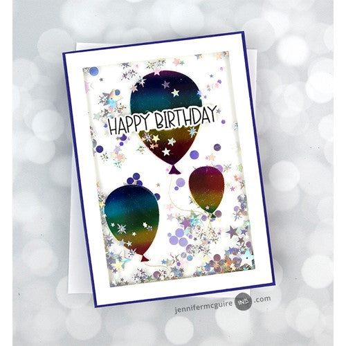 Simon Says Stamp! Trinity Stamps CELEBRATION BALLOONS Die Set tmd-148 | color-code:ALT01