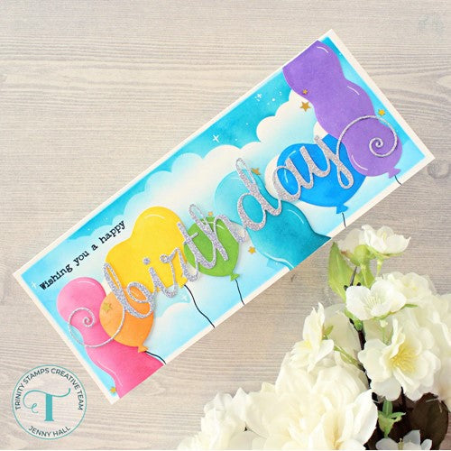 Simon Says Stamp! Trinity Stamps CELEBRATION BALLOONS Die Set tmd-148
