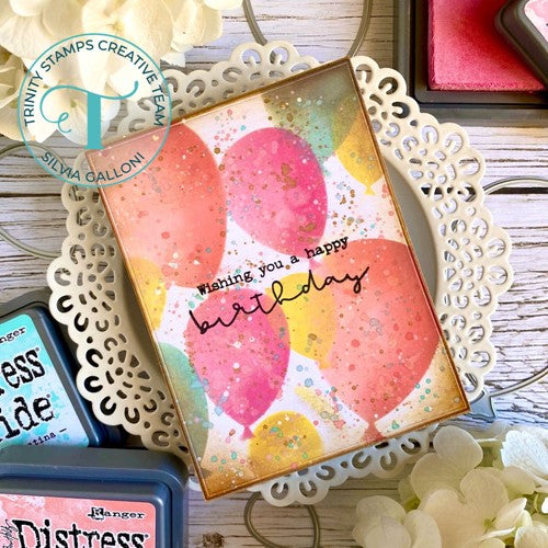 Simon Says Stamp! Trinity Stamps CELEBRATION BALLOONS Die Set tmd-148 | color-code:ALT08