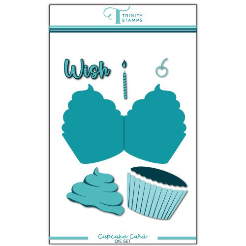 Simon Says Stamp! Trinity Stamps CUPCAKE CARD Die Set tmd-142