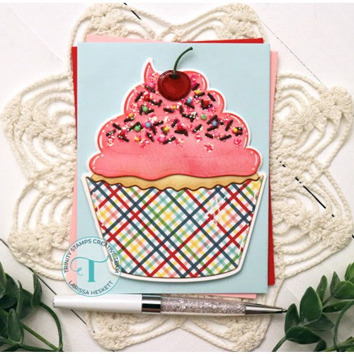 Simon Says Stamp! Trinity Stamps CUPCAKE CARD Die Set tmd-142