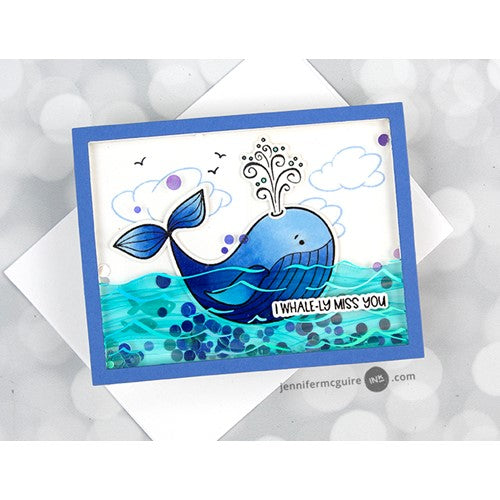 Simon Says Stamp! Trinity Stamps SHIMMERING SEA Hot Foil Plate tmd-137 | color-code:ALT01