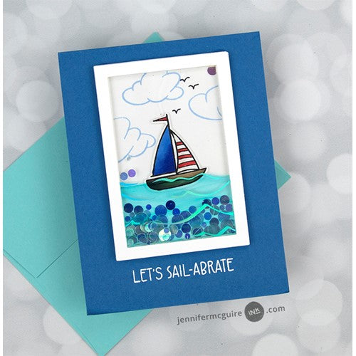 Simon Says Stamp! Trinity Stamps SHIMMERING SEA Hot Foil Plate tmd-137 | color-code:ALT03