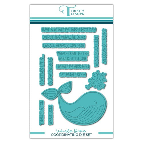 Simon Says Stamp! Trinity Stamps WHALE DONE Die Set tmd-c195