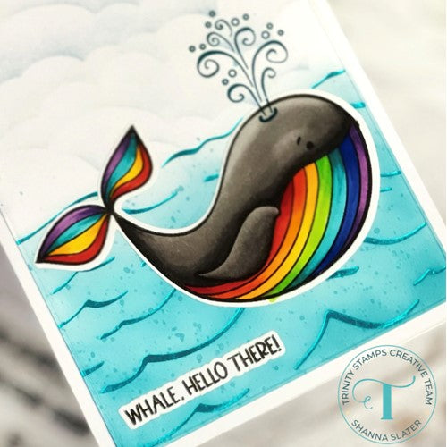 Simon Says Stamp! Trinity Stamps WHALE DONE Die Set tmd-c195