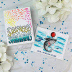 Simon Says Stamp! Trinity Stamps BIRTHDAY SHARK Die Set tmd-c183