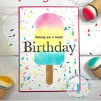 Simon Says Stamp! Trinity Stamps SIMPLY SENTIMENTAL BIRTHDAY Clear Stamp Set tps-198