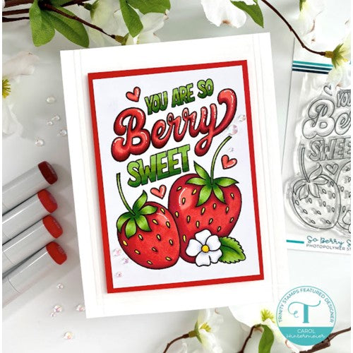 Simon Says Stamp! Trinity Stamps BERRY SWEET Clear Stamp tps-188