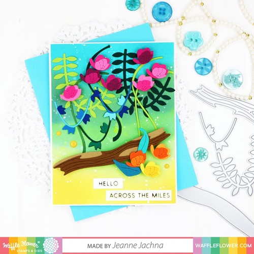 Simon Says Stamp! Waffle Flower TROPICAL VINE Dies 420620