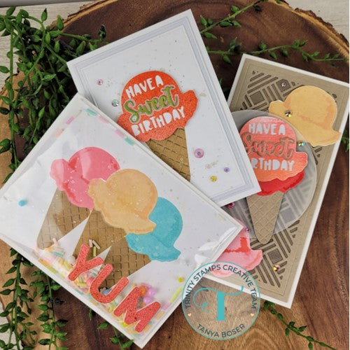 Simon Says Stamp! Trinity Stamps SUGARED SOIREE SPRINKLES Embellishment Box tsb-279