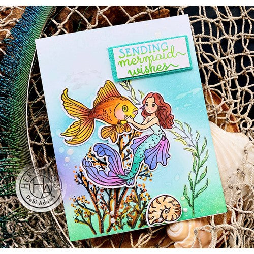 Simon Says Stamp! Hero Arts Clear Stamps MERMAID WISHES CM625