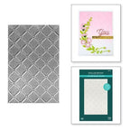 Simon Says Stamp! E3D-027 Spellbinders TUFTED 3D Embossing Folder