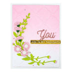 Simon Says Stamp! E3D-027 Spellbinders TUFTED 3D Embossing Folder