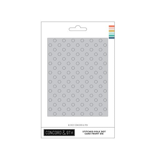Simon Says Stamp! Concord & 9th STITCHED POLKA DOT CARD FRONT Die 11398