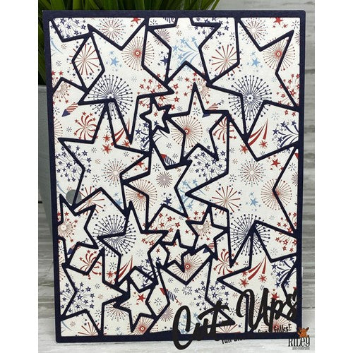 Simon Says Stamp! Riley And Company Cut Ups STAR BACKGROUND Die RD525