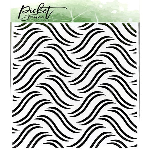 Simon Says Stamp! Picket Fence Studios MOVING AIR 6 x 6 Stencil sc323