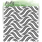 Simon Says Stamp! Picket Fence Studios MOVING AIR 6 x 6 Stencil sc323