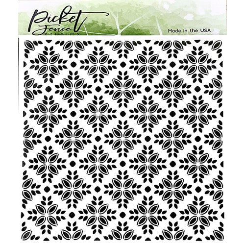 Simon Says Stamp! Picket Fence Studios TILE MONTAGE 6 x 6 Stencil sc328