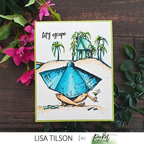 Simon Says Stamp! Picket Fence Studios DONE ADULTING FOR THE DAY Clear Stamps oc123