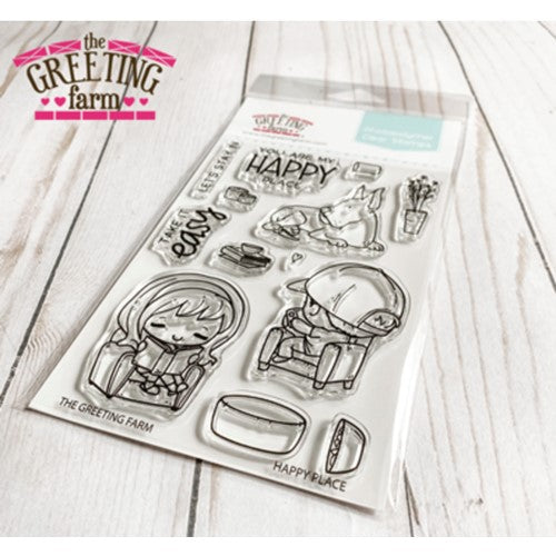 Simon Says Stamp! The Greeting Farm HAPPY PLACE Clear Stamps tgf628
